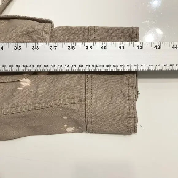 JORDAN CRAIG Pants Men 36/32 Cargo Bondage-Straps Acid-Splatter Tan Fitted”Ross”